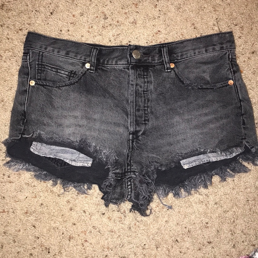 Free People Jean Shorts